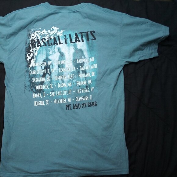 Rascal Flatts Me And My Gang Tour T-Shirt - Picture 6 of 7